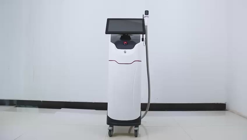 Charger la vidéo : Présentation de notre machine laserdediode et son fonctionnement pour l épilation au laser de diodes